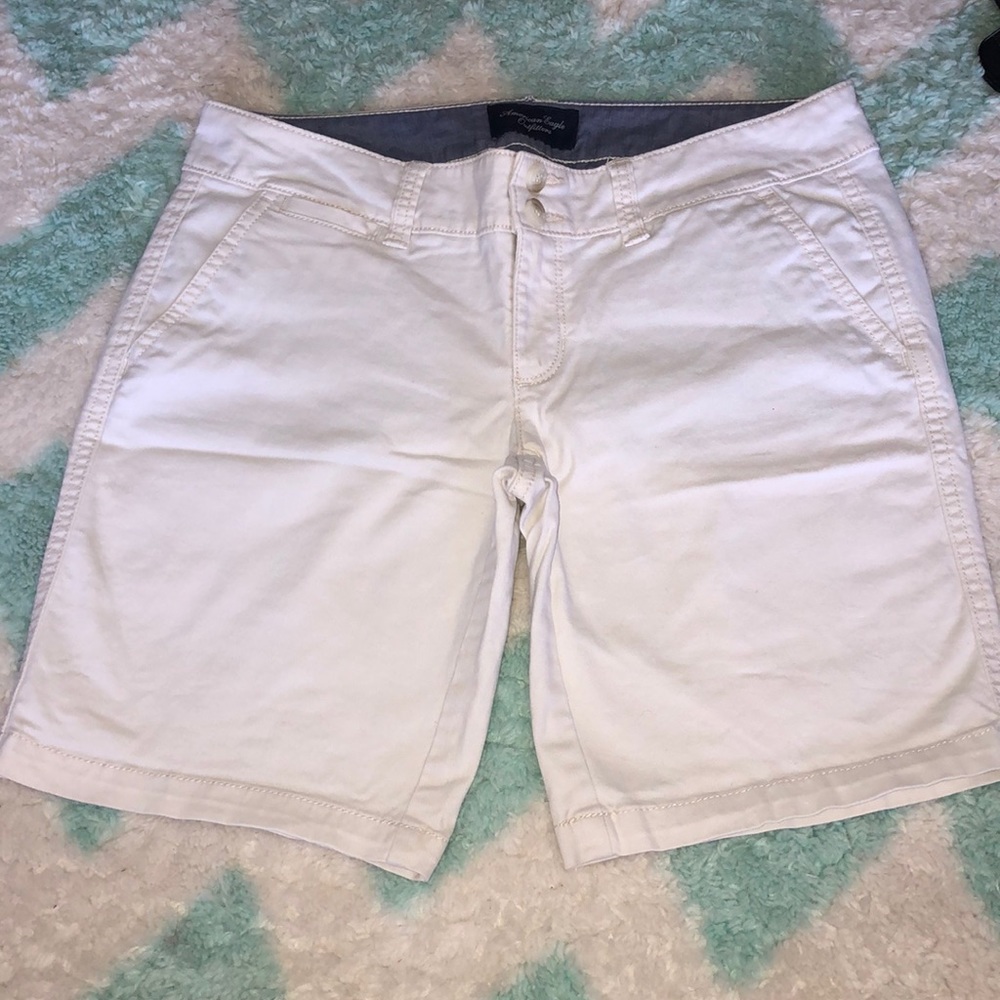 light khaki shorts